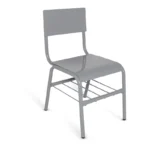 SILLA DE LAMINA STEEL CON PARRILLA