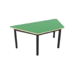 MESA TRAPEZOIDAL INF. 120X60X50CM CUB. TRIPLAY C/LAM PLASTICO