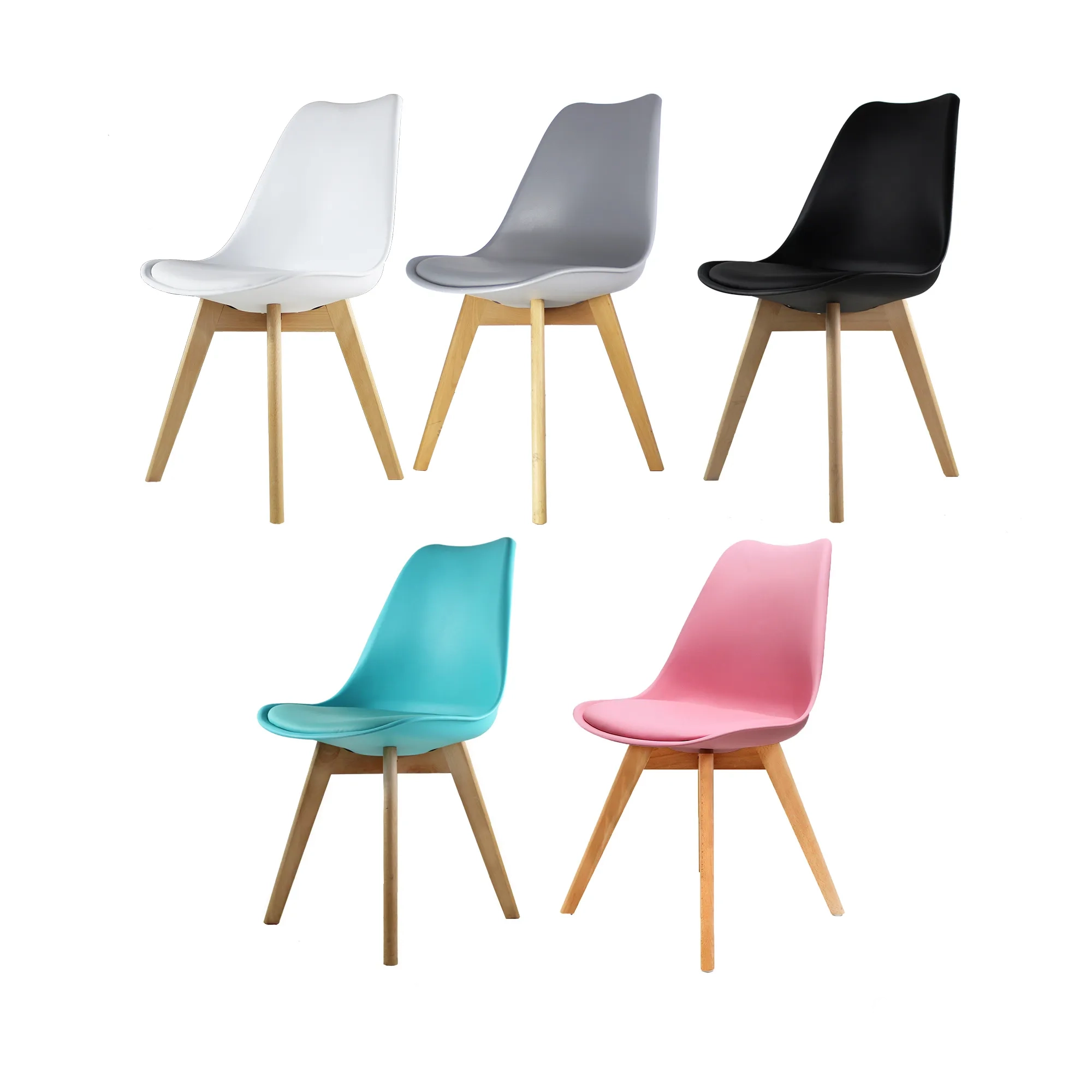 Set de 2 Sillas Frankfurt | Sillas Eames acojinadas para comedor - Image 4