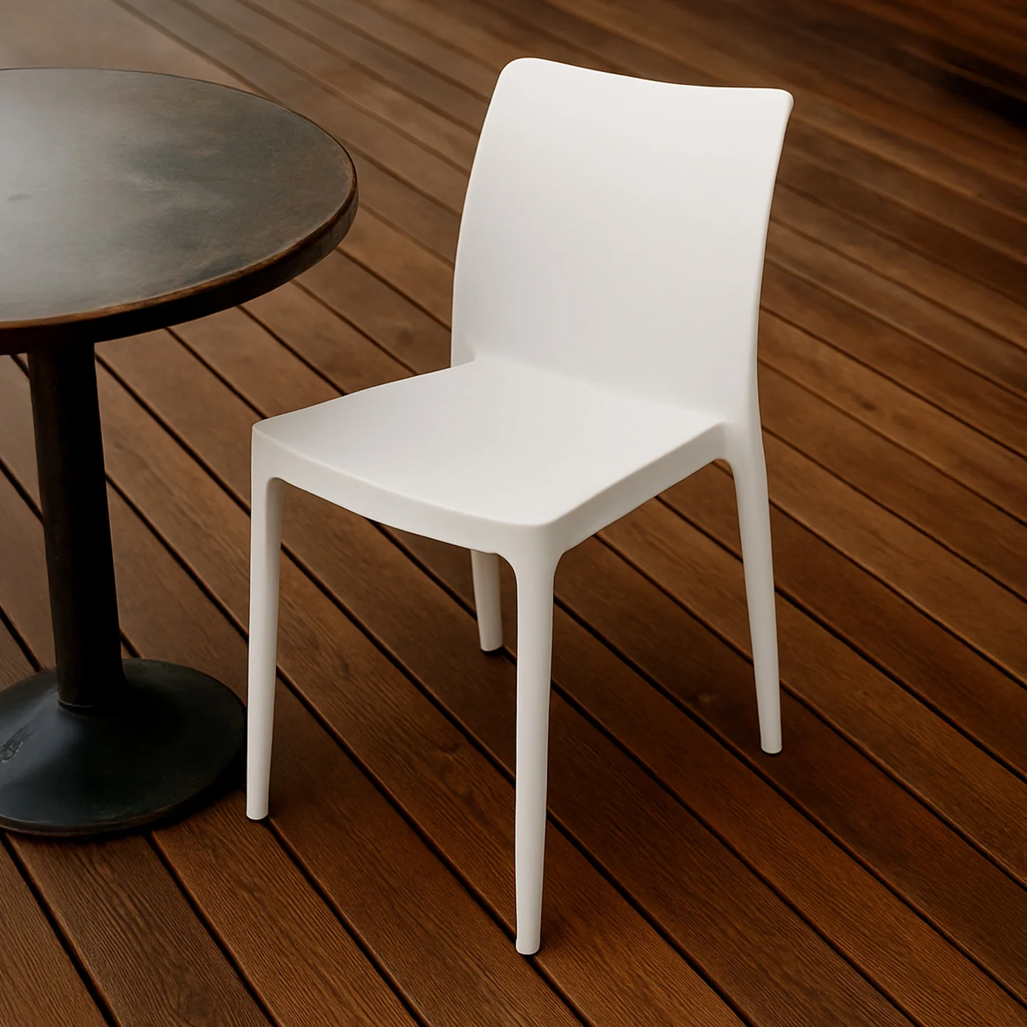 LIFESTYLE_SILLA_BIELLA_SIN_BRAZOS_BLANCO Silla Ella C/B - Image 1
