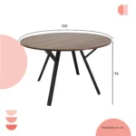 Mesa de Comedor Circular Sibari - Image 11