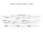 Estanteria doble nivel - Image 2
