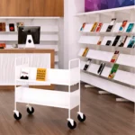 Carrito transportador de libros
