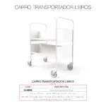 Carrito transportador de libros - Image 2
