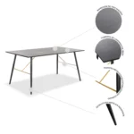 Mesa de Comedor Rectangular Luxo - Image 8