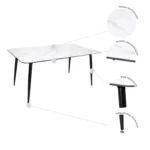Mesa de Comedor Rectangular Sora - Image 8