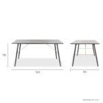 Mesa de Comedor Rectangular Luxo - Image 7