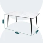 Mesa de Comedor Rectangular Sora - Image 9
