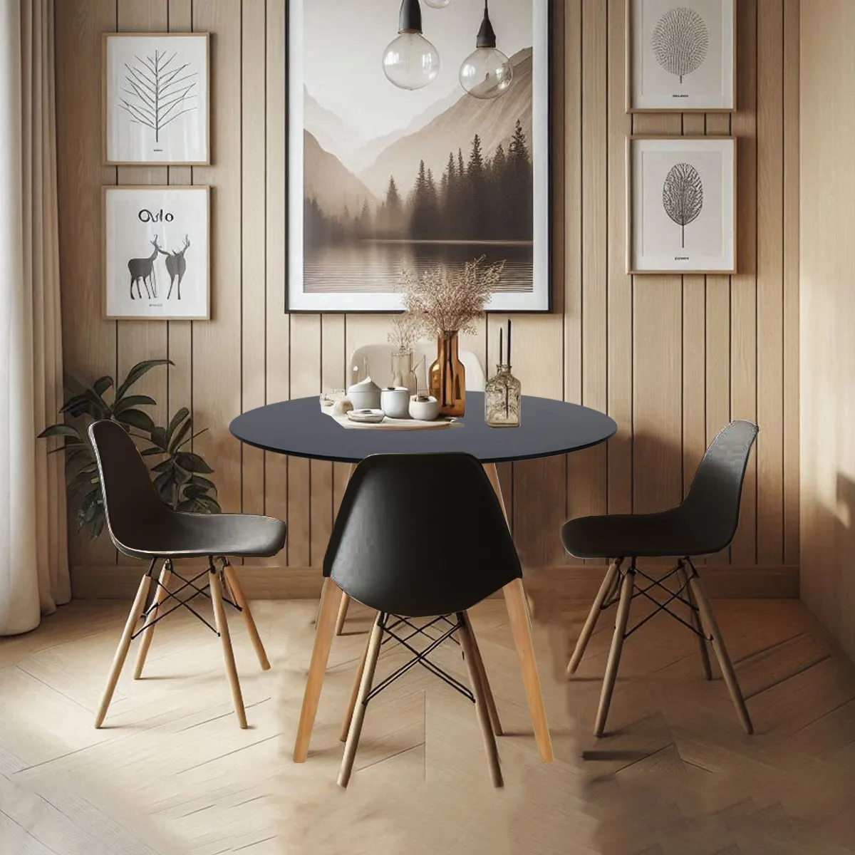LIFESTYLE1_MESAOSLO80_NEGRO_11zon_c002a1e9-5edb-4473-aa61-64898aca290c Comedor Oslo Redondas - Image 1