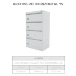 Archivero Horizontal 75 - Image 5