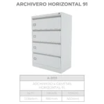Archivero Horizontal 91 - Image 3