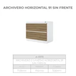 Archivero Horizontal 91 sin Frente - Image 4