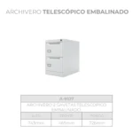 Archivero Telescópido Embalinado - Image 3