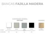 Bancas Fajilla Madera - Image 6