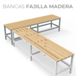 Bancas Fajilla Madera