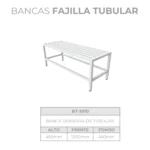 Bancas Fajilla Tubular - Image 5