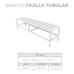 Bancas Fajilla Tubular - Image 4
