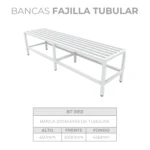 Bancas Fajilla Tubular - Image 2