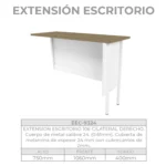 Escritorio Metálico con Extensión Lateral - Image 4