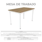 Mesa de Trabajo Metálica - Image 4